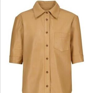 Frame 70’s leather shirt